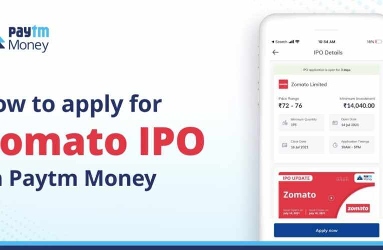 Zomato IPO: How to apply through Paytm Money