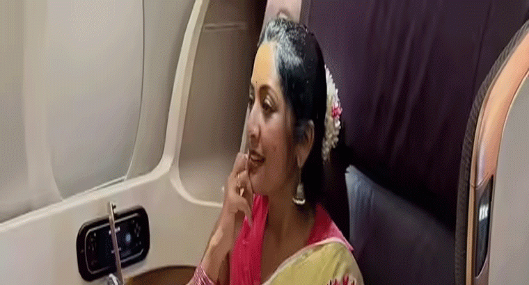 విమానంలో మల్లెపూలు తీసుకెళ్లి బుక్కైంది